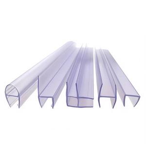 แถบยางกันน้ำ PVC แบบขยายขอบ ตัดตามสั่ง ขายส่ง สำหรับประตูกระจกห้องอาบน้ำ แยกพื้นที่แห้ง-เปียก - Product Image 3