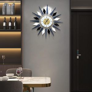 New Arrival Handmade Metal Needle Wall <b>Clock</b> for Bedroom Living Room Guest Room Decoration Antique Style <b>Mechanical</b> Movement - Product Image 3