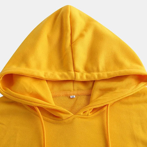 100% algodón polar venta al por mayor pulóver en blanco de gran tamaño mujeres sudaderas con capucha logotipo personalizado algodón coreano sudaderas con capucha y sudaderas - Product Image 6