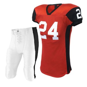 Uniforme de Fútbol Americano para Hombre, Talla Grande, Transpirable, de Secado Rápido, de Alta Calidad, a la Moda, 100% Poliéster, Mangas Cortas, de Fábrica - Product Image 2