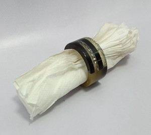 Handmade Resin Napkin Rings for Luxury Restaurant Wedding Party Banquet-Custom Personalized Design Haxagon International Classic - Product Image 3