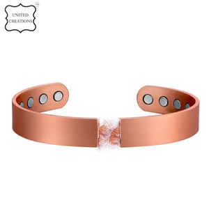 Plain <b>Copper</b> <b>Bracelets</b> With Magnets Bands Wearing It Has Health Benefits <b>Magnetic</b> Therapy <b>Copper</b> <b>Bracelets</b> - Product Image 3