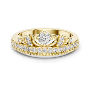 Anillo de Diamante de Laboratorio de 0.364 CT para Mujer, Claridad VVS-VS EF, Oro de 18KT, 14KT, 10KT y Plata 925, Oro Rosa, Amarillo y Blanco - Product Image 2