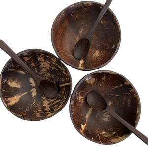 Cuenco de cáscara de coco Natural de Vietnam de alta calidad, producto al por mayor Premium, laca tailandesa Ha, atrapasueños, cesta de flores - Product Image 1