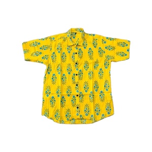 Última Oferta al por Mayor, Camisa de Hombre de Manga Corta con Estampado a Mano Jaipuri, 100% Algodón de la Mejor Calidad, Secado Rápido, Antiarrugas - Product Image 1