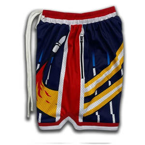 Pantalones cortos de baloncesto de malla personalizados, pantalones cortos de baloncesto de poliéster para hombre con logotipo impreso por sublimación, con su propio logotipo - Product Image 6