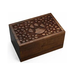 Handcrafted Wooden Cremation <b>Urn</b> for <b>Ashes</b> <b>Pet</b> for Dogs Cat Paws Inlaid Rosewood <b>Pet</b> <b>Ashes</b> Box Burial Dogs - Product Image 4