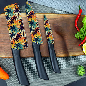 Juego de Cuchillos de Chef con Hojas de Cerámica Premium 2026, Mangos de Plástico, Afilados, para Entusiastas de la Cocina, en Existencia - Product Image 3