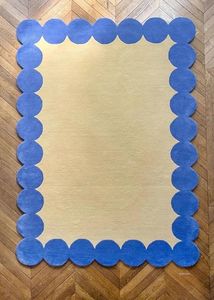 พรมปูพื้นขนแกะสำหรับห้องนั่งเล่นสไตล์อินเดียสำหรับสิ่งทอ h/l ดีไซน์หรูหราแบบกำหนดเองล่าสุด - Product Image 5