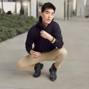 Sudadera con capucha de media cremallera para hombre, Jersey de algodón grueso, ropa de calle con bolsillo, logotipo personalizado, ropa cómoda cálida para invierno - Product Image 6