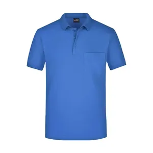Chemises polo personnalisées pour hommes avec poche pour la promotion et le merchandising - Product Image 3