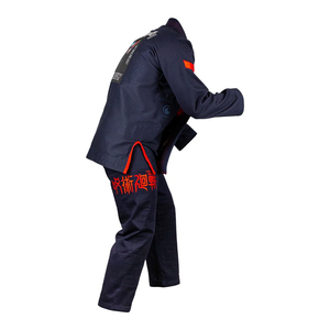 Kimono de judo, de jiu-jitsu et de karaté unisexe en coton 100% imprimé par transfert thermique de couleur personnalisée 2024, uniforme de BJJ, shorts d'entraînement OEM - Product Image 4