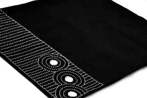 Manteles individuales cuadrados hechos a mano con diseño de lujo, manteles individuales decorativos mate, estilo antiguo, hechos a mano - Product Image 2