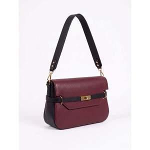 Borsa a Spalla Strutturata in Vera Pelle Dollaro - Made in Italy - Art. 26102 - Product Image 1