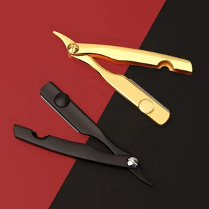 มีดโกนหนวดนิรภัยสำหรับผู้ชายพับได้ทำจากสแตนเลสคุณภาพสูงโลโก้ส่วนตัว - Product Image 4