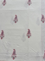 Nappe en coton imprimée à la main ethnique, motifs floraux bohèmes, rayures, décoration de salle à manger pour le meilleur