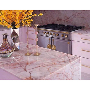 Losa de mármol de cuarcita rosa de la mejor calidad, diseño moderno, alta demanda, suelos de baldosas de piedra de ónix natural, superficie pulida - Product Image 2