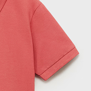 Polos de logo personnalisé de haute qualité t-shirt pull été vêtements décontractés pour garçons à manches courtes couleur unie tricot vierge polos d'été - Product Image 4