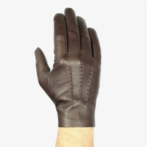 2025 Gants de conduite en cuir PU professionnels avec logo personnalisé Habillage de couleur unique pour la conduite en ville à la mode avec logo personnalisé - Product Image 1