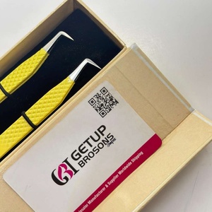 Las Mejores Pestañas de Diamante GETUP BROSONS IMPEX GBI-EET de 10 mm, de Acero Inoxidable con Recubrimiento en Polvo Amarillo, Antimagnéticas y Antiestáticas - Product Image 3