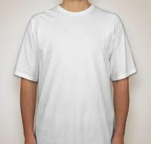 Camiseta blanca de algodón orgánico 100%, camiseta blanca lisa de 160gsm - Product Image 4
