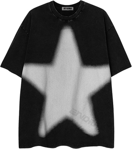 Camiseta de manga corta con estampado personalizado para hombre Camisetas de calle personalizadas Deportes Algodón Manga corta Impresión de diseñador de lujo - Product Image 1