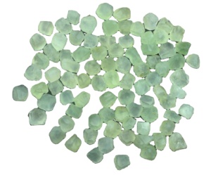 25pcs Green Natural Prehnite Loose Gemstones Raw <b>Stone</b> <b>Beads</b> for Handmade Jewelry Making - Product Image 1