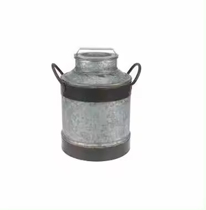 Pot de fleur en métal décoratif d'intérieur extérieur antique Pot de fleur décoratif pour la maison or en pot pour le conteneur de pots de plantes de jardin - Product Image 4