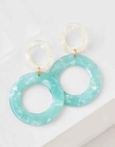 Pendientes de Resina Bordados a Mano, Joyería de Moda de Acero Inoxidable para Mujeres y Niñas, Estilo Clásico para Bodas, Alta Calidad - Product Image 6