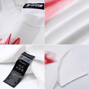 T-shirt unisexe oversize délavé vintage à imprimé graphique, style streetwear décontracté pour le printemps, méthode d'impression numérique - Product Image 5