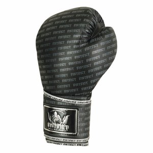 Guantes de boxeo de piel sintética PU con logotipo personalizado, guantes de entrenamiento de boxeo profesional con dedos completos, que absorben la humedad, para adultos - Product Image 2