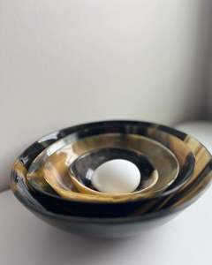 BUENA CALIDAD ARTESANAL CUENCO DE CUERNO DE ALTO PULIDO ARTESANAL Utensilios de cocina para servir sopa Fideos Elegante cuenco de cuerno - Product Image 2