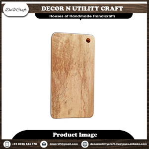 Wooden Chopping Board Rectangle Anti-Slip Natural Wood Kitchen Cutting <b>Block</b> - Product Image 4