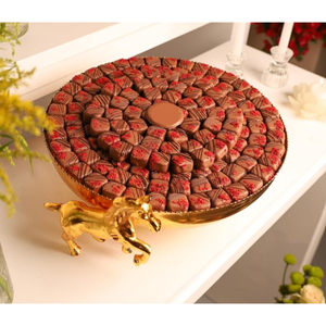 Bol à Chocolat Design Antique en Métal Noir de Qualité Supérieure avec Support Floral Moderne Écologique pour les Mariages Occasions Spéciales - Product Image 6