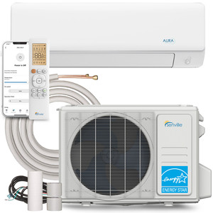Aire Acondicionado Split Inverter de 24000 BTU, Alta Eficiencia, Montado en Pared, Bomba de Calor, Control por Aplicación, para Hogar y Oficina, UE, Superventas - Product Image 1