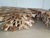 Table console en bois massif de teck, design unique, moderne et luxueux, pour extérieur, salle à manger, cuisine, 160 cm