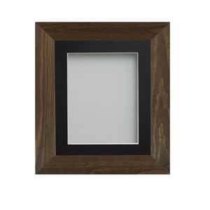 Đen trắng rắn gỗ trang trí nghệ thuật hình ảnh khung ảnh sâu 3D bóng hộp khung - Product Image 6