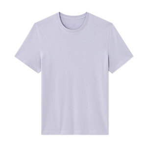 Men's Plain Cotton Short Sleeve O-Neck T-<b>Shirt</b> Regular Fit Solid Color Casual Style Jersey Knit <b>White</b> - Product Image 1