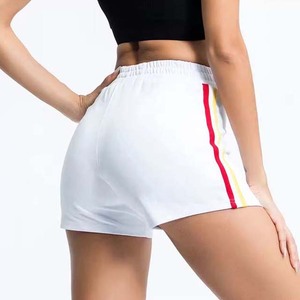 Diseño a rayas OEM personalizado nuevo estilo de moda transpirable ropa de mujer pantalones cortos de Pakistán cintura con cordón pantalones cortos de mujer - Product Image 5