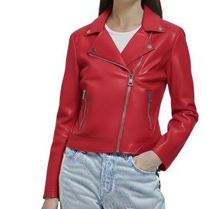 Chaqueta de Cuero con Cremallera para Mujer y Hombre, Chaqueta de Cuero Genuino de Moda, Hecha a Medida, de Primera Calidad, Lujo, Alta Calidad y Ecológica - Product Image 3