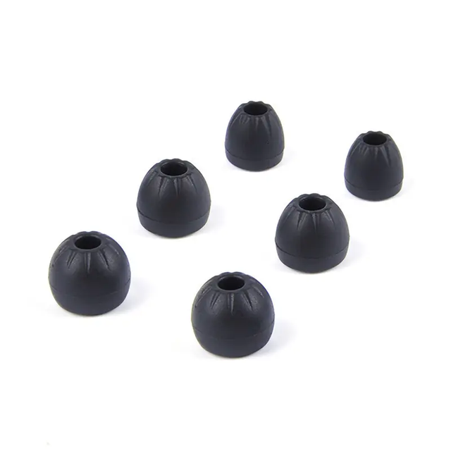 Original KZ Silicone Ear Tips 3 Pairs (6pcs) L M S In-Ear Earbuds Ear Sleeve Earpads for KZ ZST ZSN Pro