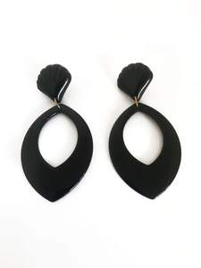 Pendientes de Aro de Resina Epoxi de Moda al por Mayor, Joyería Hecha a Mano, Regalo de Cumpleaños para Mujer, Artesanía de Resina - Product Image 4