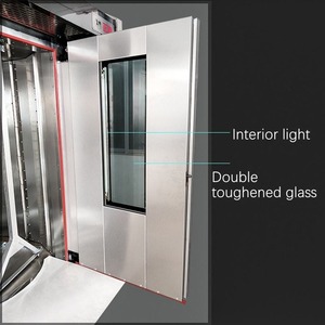 Nuevo Horno Rotatorio Eléctrico Comercial de Acero Inoxidable de Gran Capacidad, Ahorrador de Energía, para Panadería, con Convección - Product Image 3