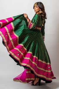 Robe Afghane Kuchi avec robe tribale traditionnelle brodée à la main pour les femmes 2025 Robe de festival Afghan Kuchi Culture pachtoune - Product Image 2