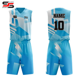 Maillot de basket-ball personnalisé pour hommes, vêtements de sport tendance, respirant, à séchage rapide, maillots de basket-ball de haute qualité, ensemble de maillots de basket-ball - Product Image 1