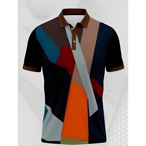 เสื้อโปโล100% เสื้อโพลีเอสเตอร์ออกแบบเองด้วยการพิมพ์โลโก้ - Product Image 6