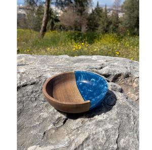 Bol en résine de bois unique pour la décoration de la cuisine et du salon - Product Image 4