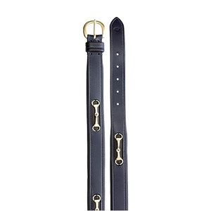 Cinturón de equitación ecuestre de cuero genuino para mujer con diseño de Broca de metal Accesorio de equitación inglés elegante Salto de doma - Product Image 5