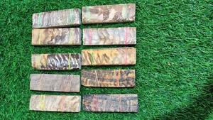 Manche de couteau en corne de mouton véritable, écailles faites à la main, qualité supérieure - Product Image 2