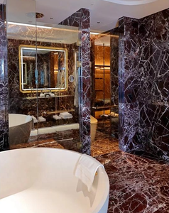 Losas de Mármol Pulido con Superficie Pulida, Mármol Indio para Encimeras, Tocadores, Pisos, Paredes, Villas, Diseño Interior Moderno, Revolución Roja - Product Image 3